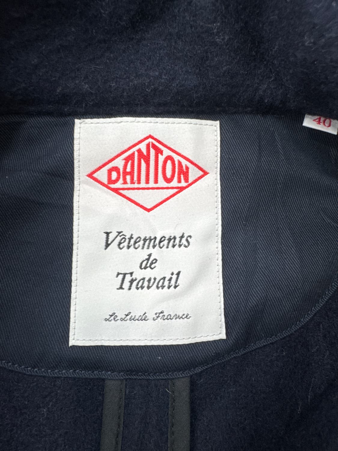 단톤 숏코트 네이비 40 상품이미지4