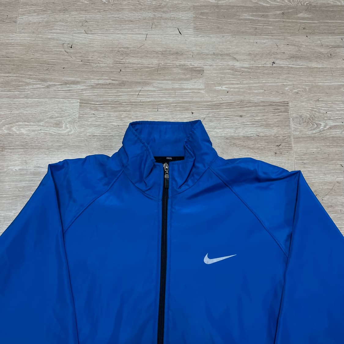 나이키 여성 스우시 로고 배색 바람막이 자켓 [블루] 3XL/115 상품이미지2