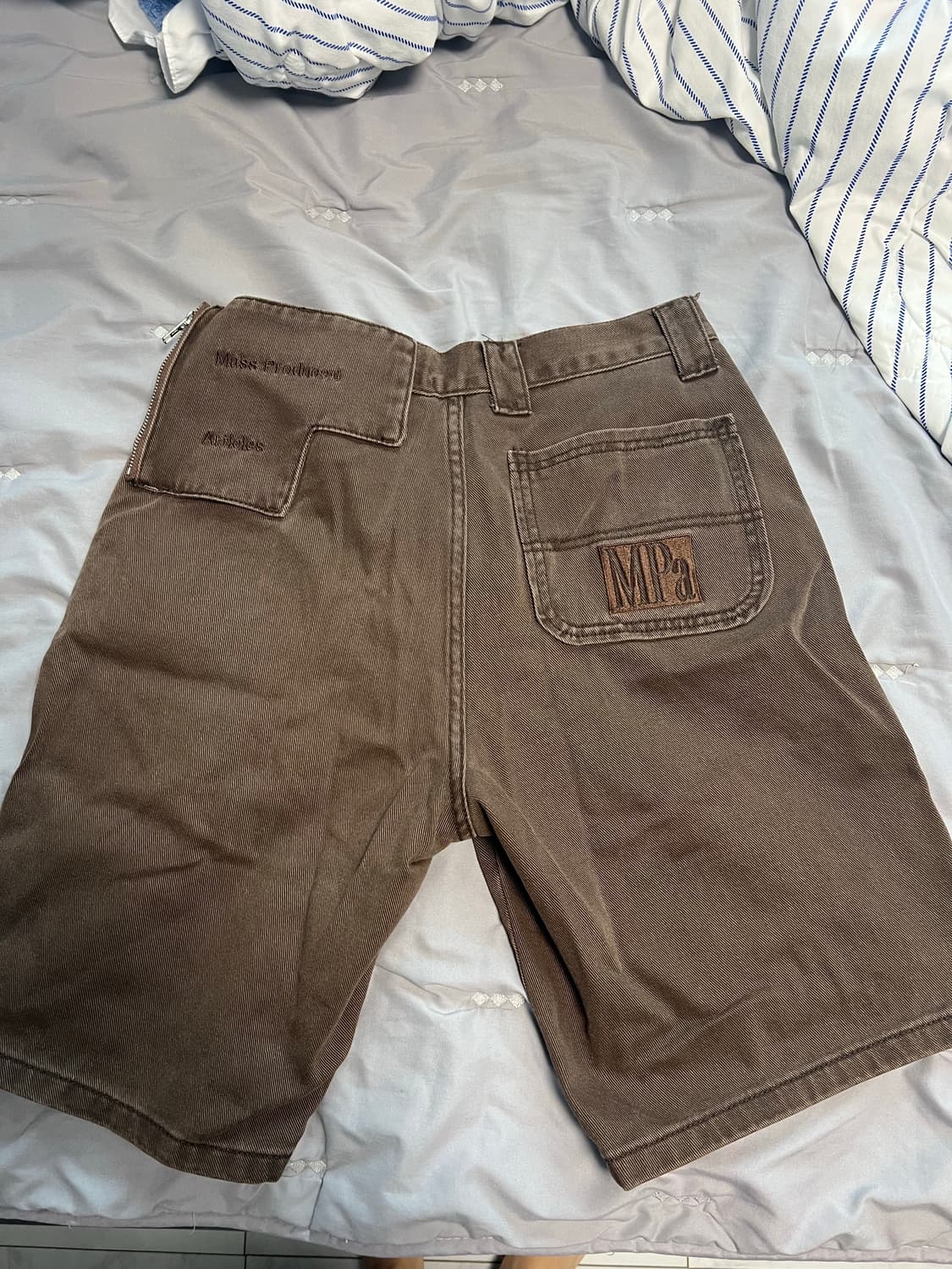 플라스틱 프로덕트 쇼츠 브라운 s 상품이미지4