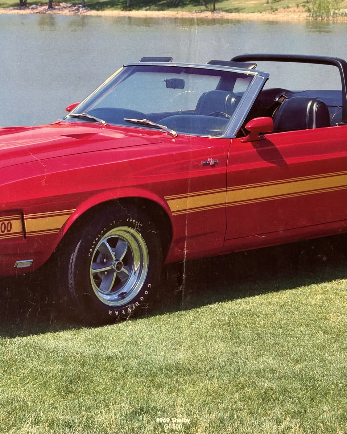 포드 머스탱 쉘비 빈티지 포스터 (액자포함) 상품이미지3