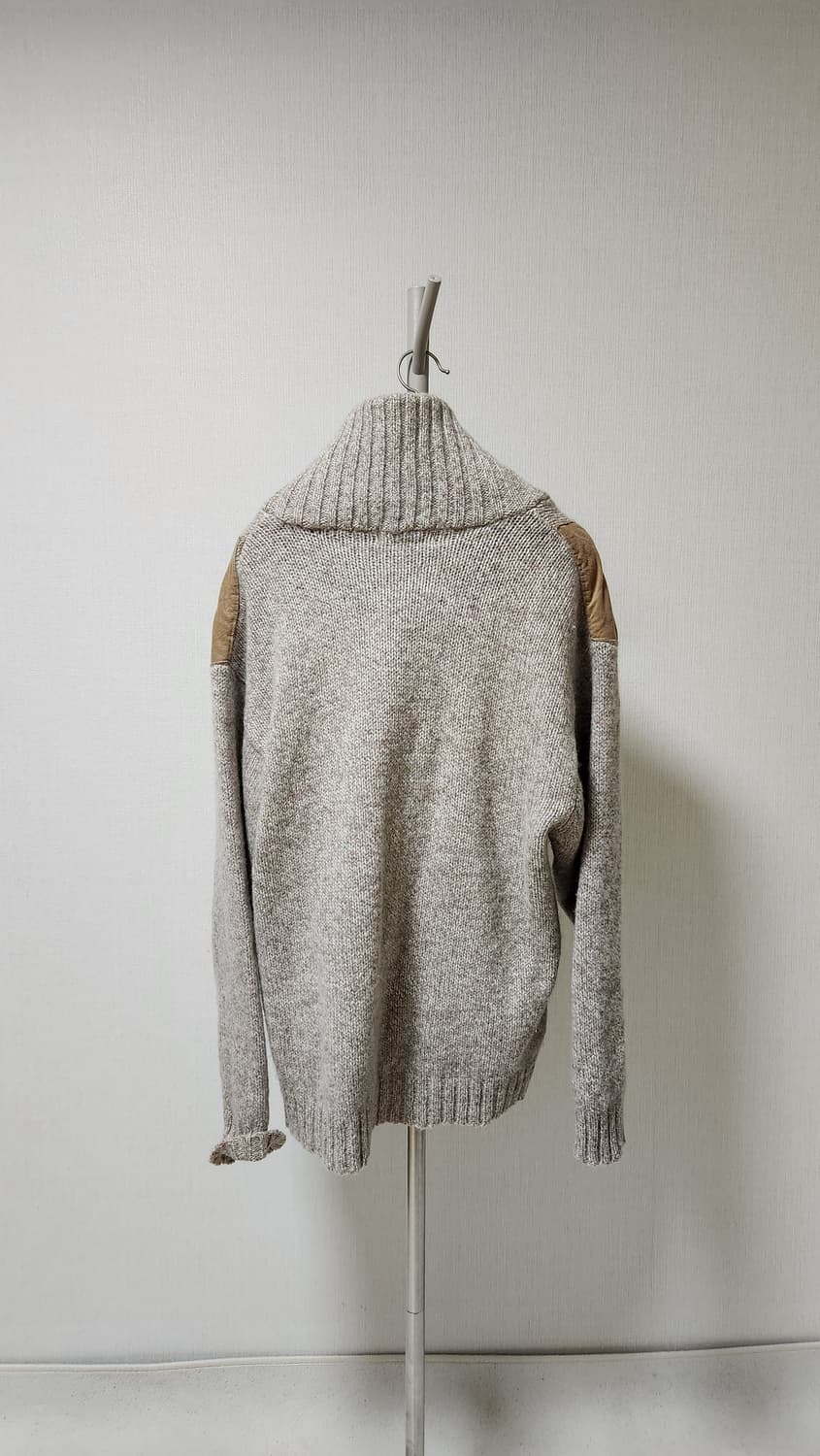 숄카라 니트 패치 스웨터 L(실제 105) 상품이미지2