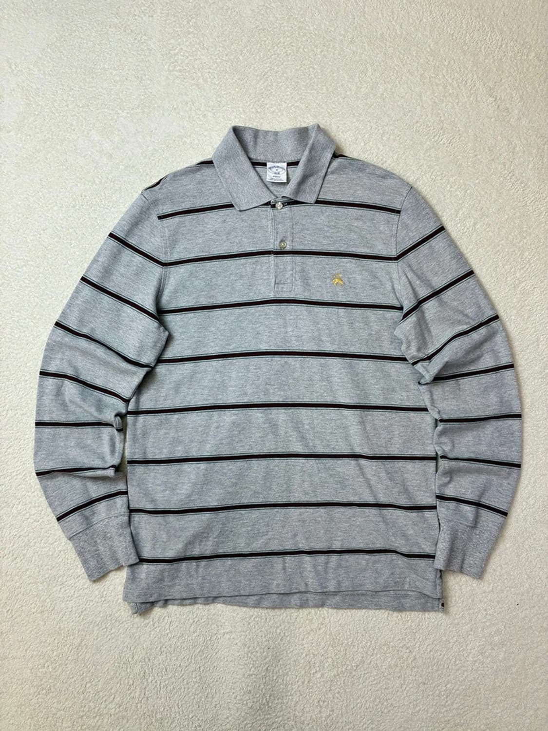 브룩스브라더스 아메리칸 캐쥬얼 스트라이프 카라 롱 슬리브 PN5760 상품이미지1