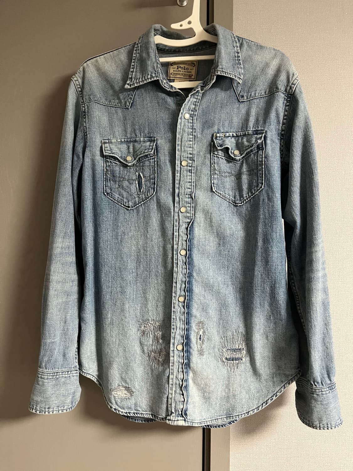 폴로 데님 셔츠 M 상품이미지1