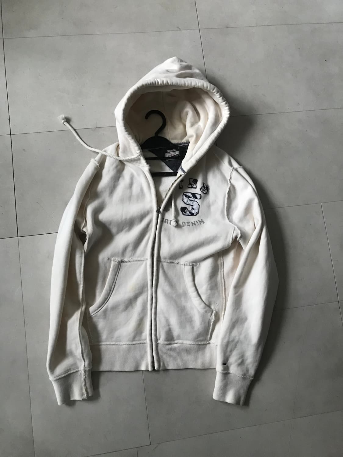 타미힐피거 아이보리 후드집업 상품이미지8