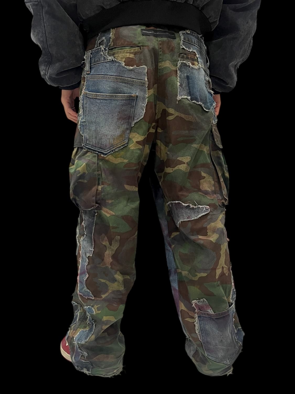 [OS] 빈티지 아카이브 유스 사이드 데님 카모플라쥬 팬츠 상품이미지5