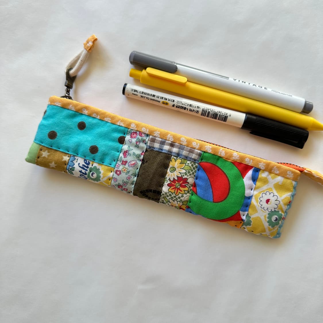 퀼트 핸드메이드 필통 / 길쭉 파우치 / 펜슬 파우치 상품이미지1