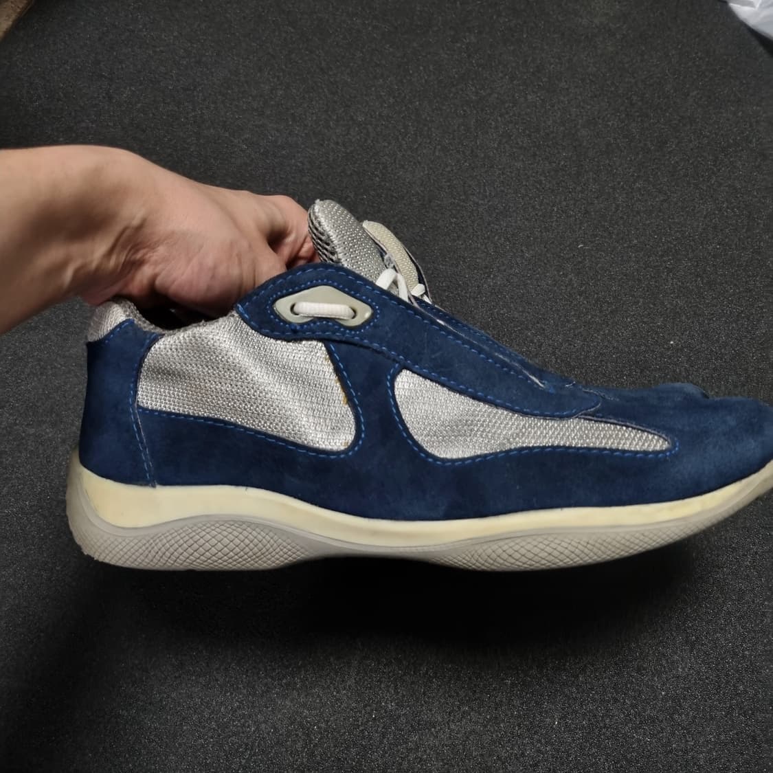 프라다 아메리칸컵 네이비 스웨이드 11 상품이미지7