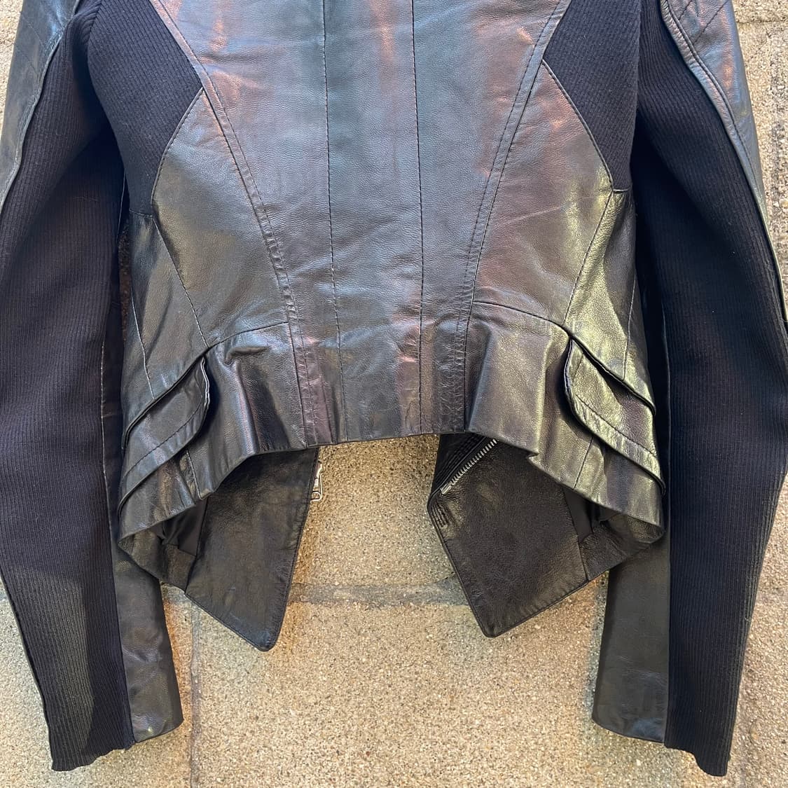 [55] VOV 아방가이드 양가죽 라이더 여성 자켓 상품이미지6