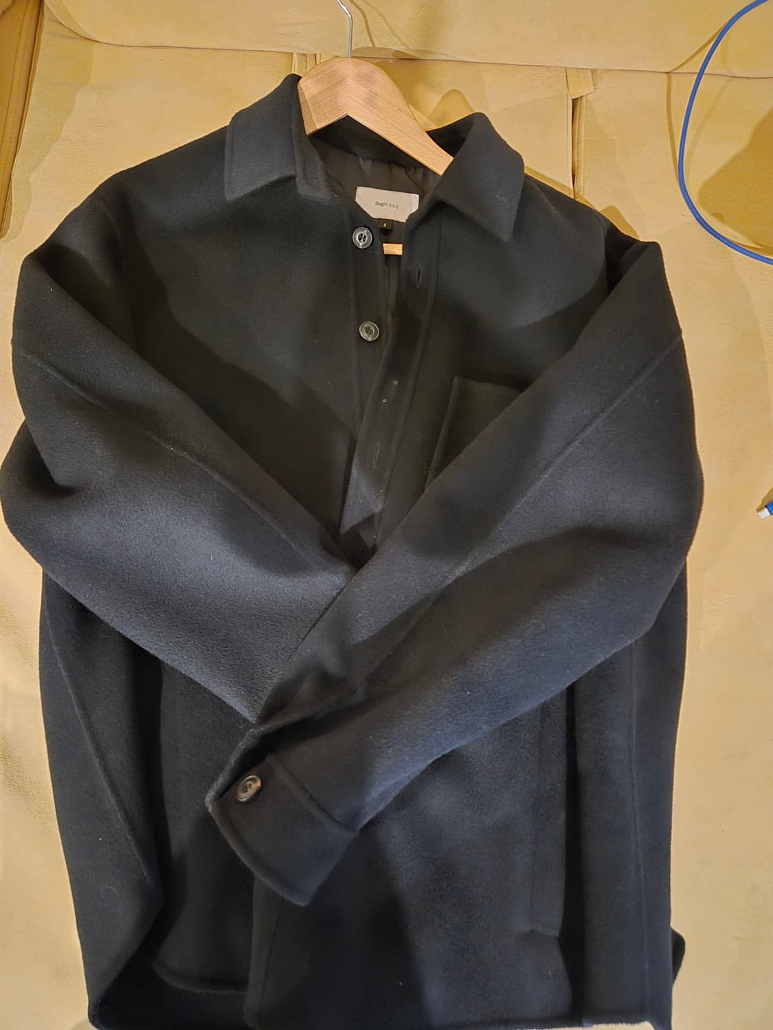 비긴202 블랙 코트 상품이미지4