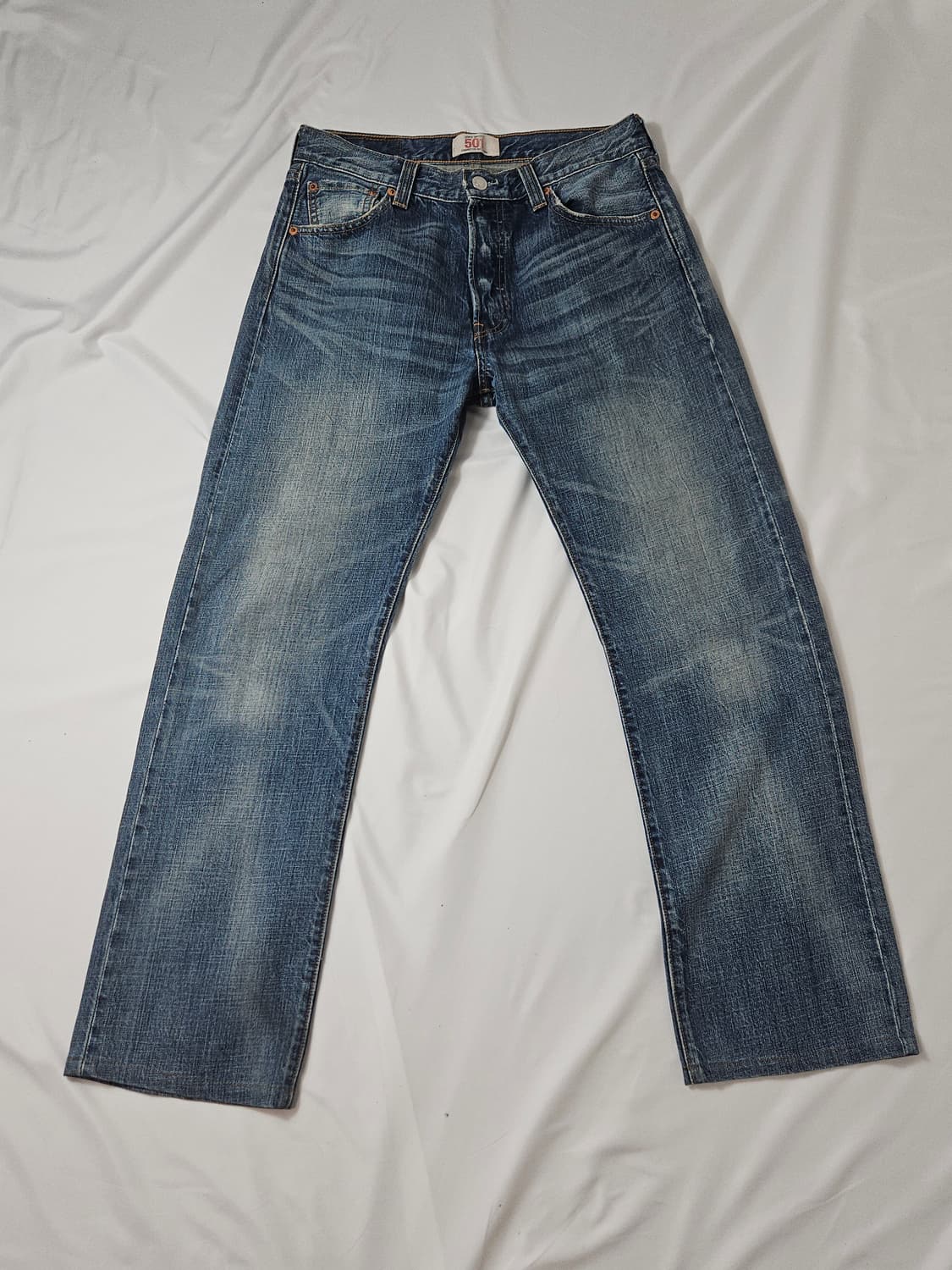 90s 리바이스 501 오리지널 스트레이트 데님팬츠 진 빈티지 30x33 상품이미지3
