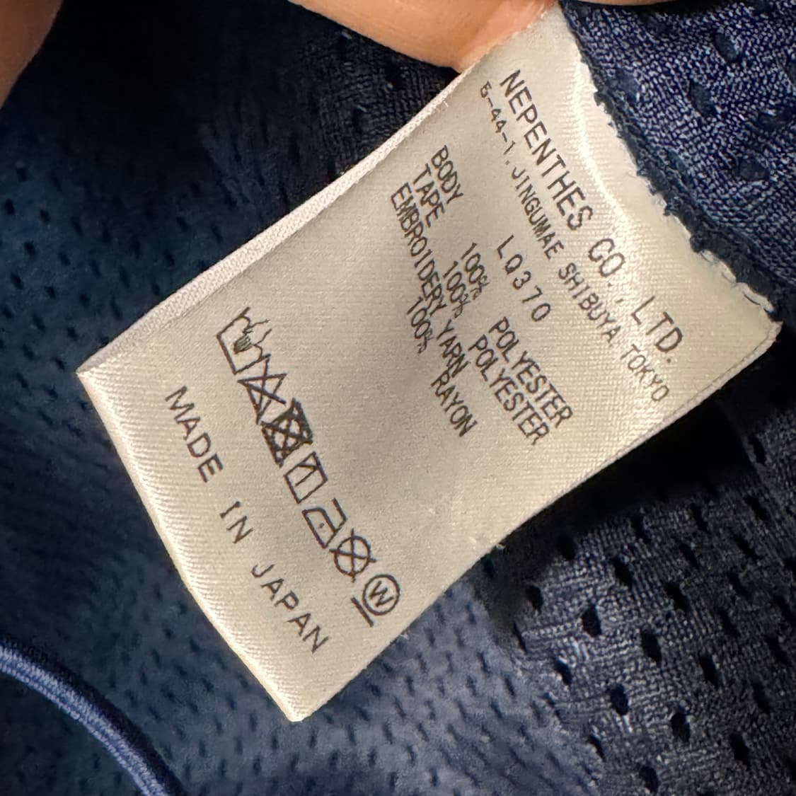 (100)니들스 빔즈 후리스 자켓 네이비 퍼플 상품이미지4