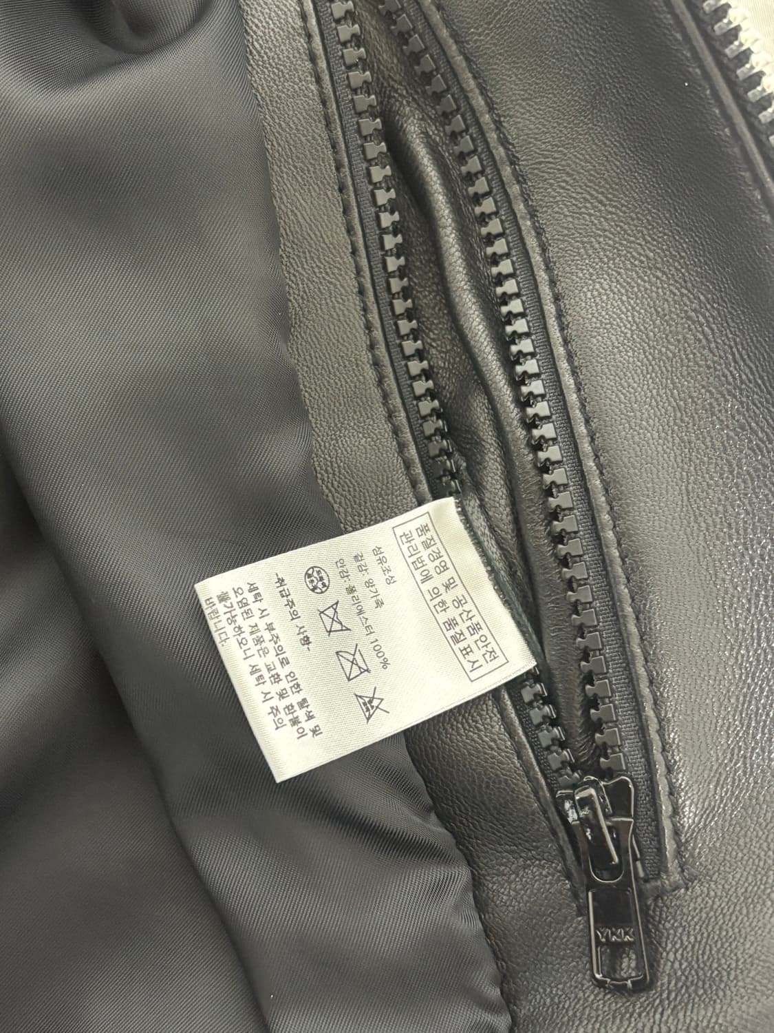 로파이 램스킨 싱글 라이더 자켓 상품이미지5