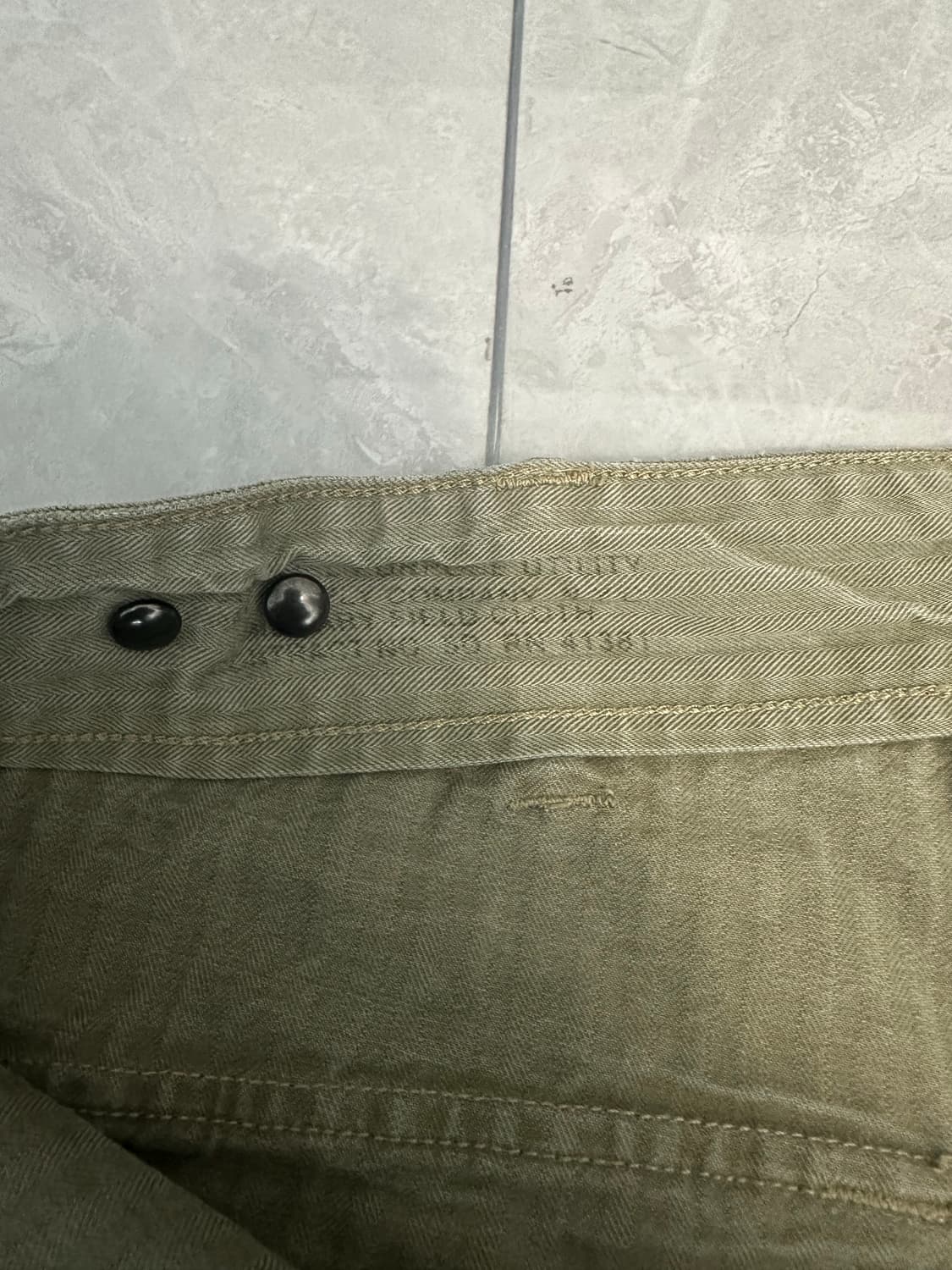 rrl 더블알엘 헤링본 퍼티그 팬츠 상품이미지3