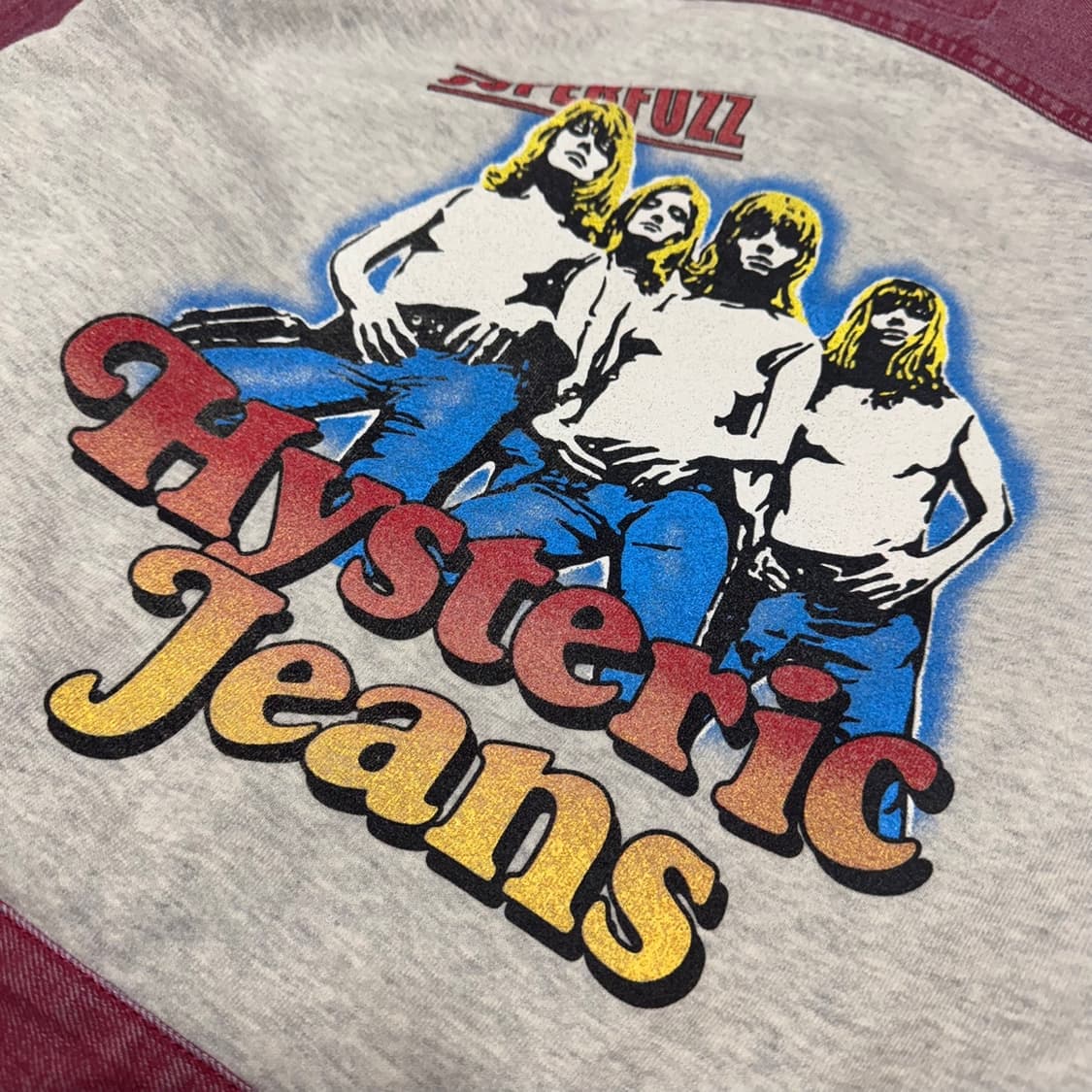 히스테릭글래머 24SS 워시드 핑크컬러 스웨트 데님 리메이크 집업 자켓 상품이미지7