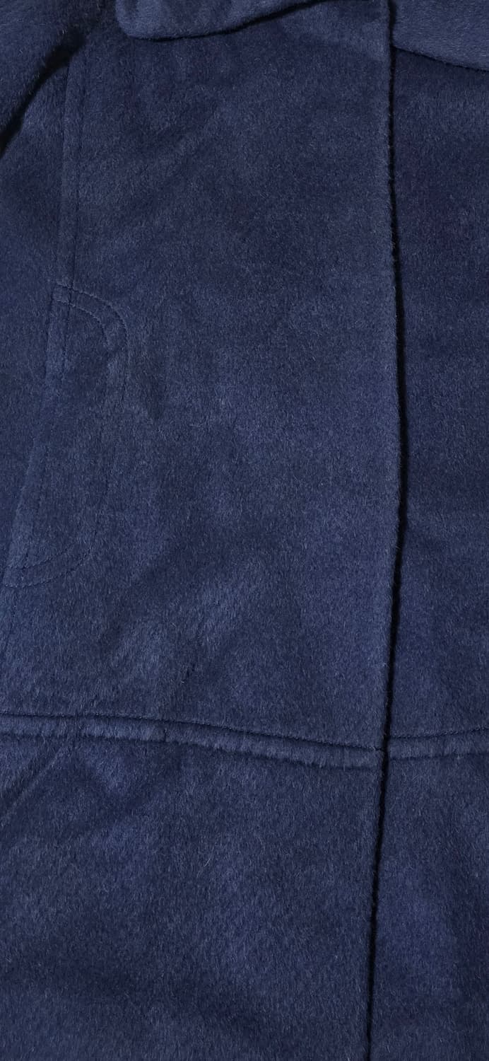 ZETA KAMIRU 네이비 알파카 코트 M 상품이미지6