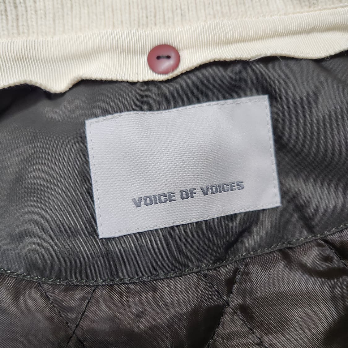 정품 보브 여성 니트 카라 크롭 누빔 항공 점퍼 55 상품이미지8