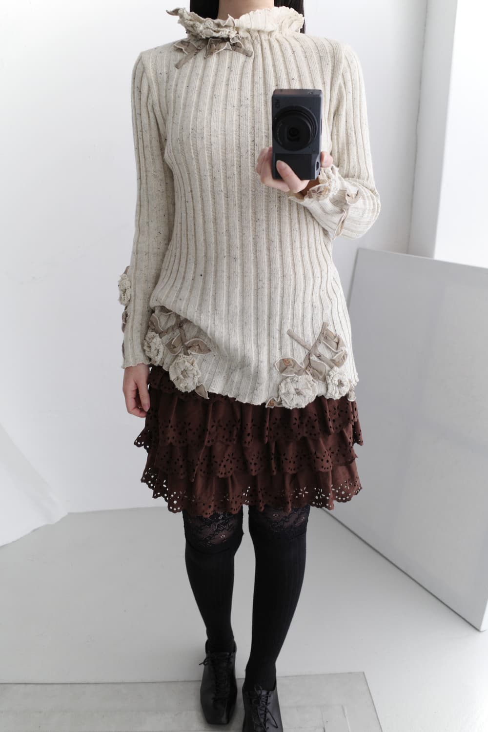 flower knit 상품이미지7