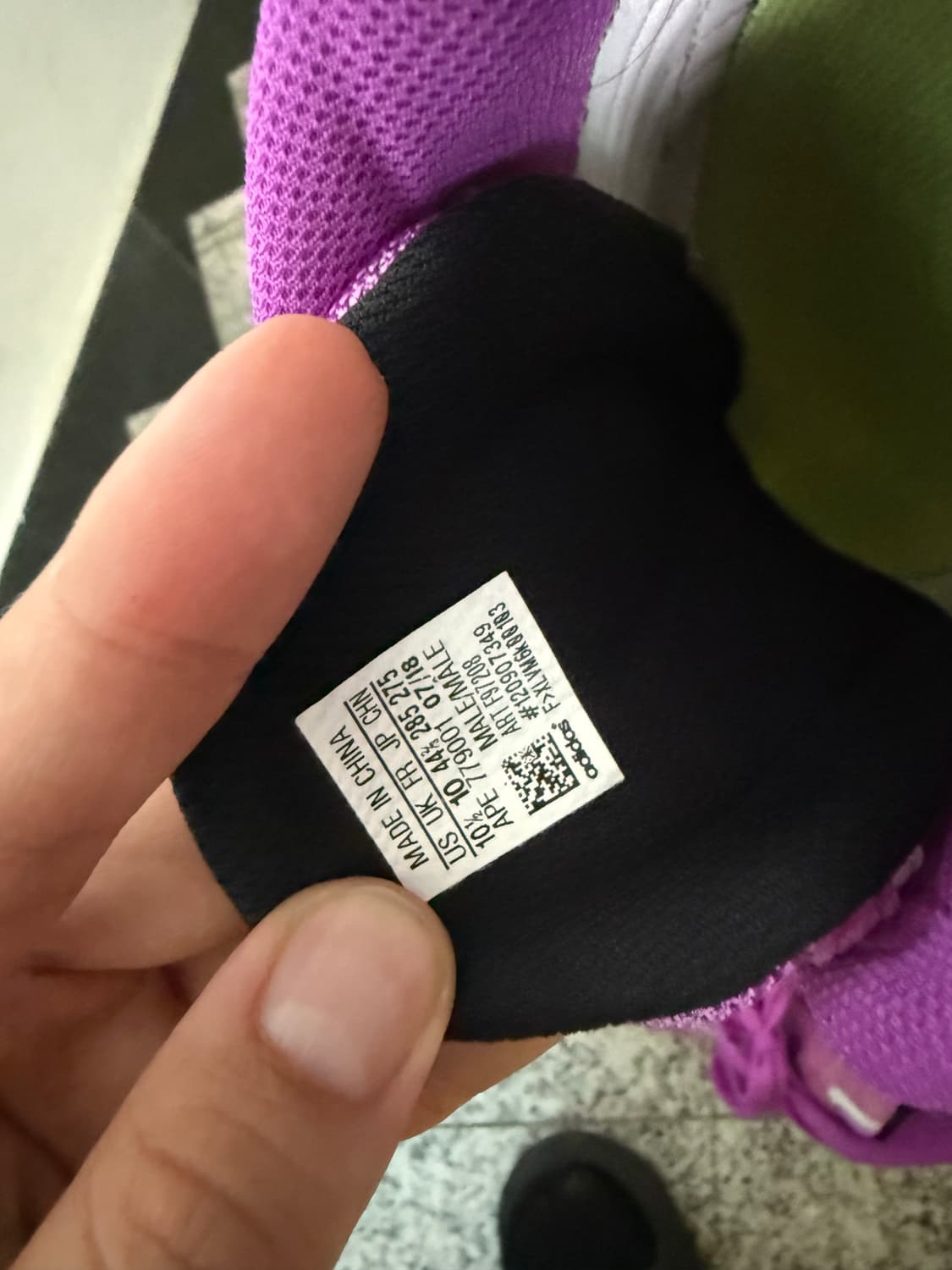 Adidas Temper Run Shock Purple 상품이미지5