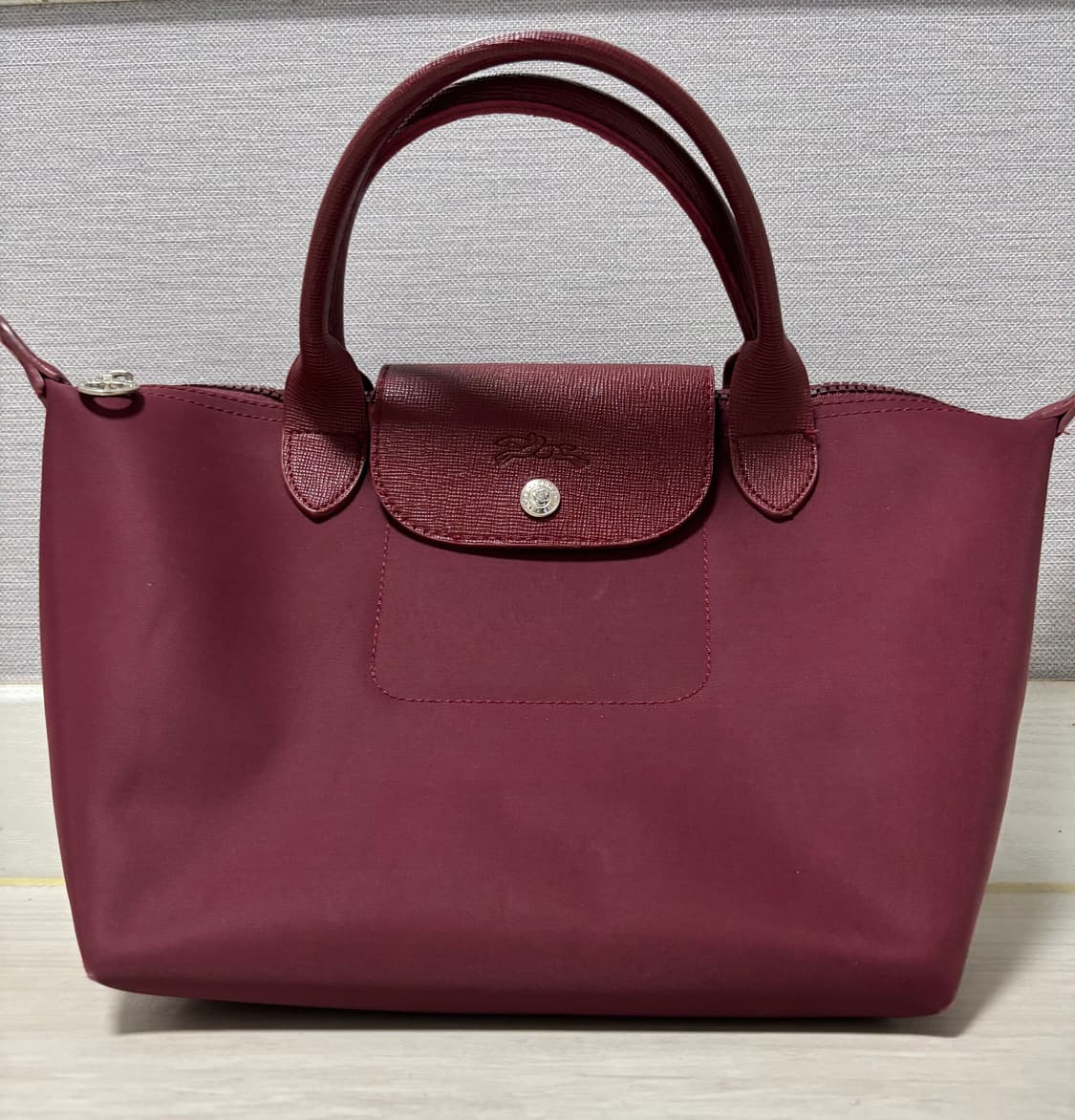 ❤️ 롱샴 레 플리아쥬 레드 토트 상품이미지1