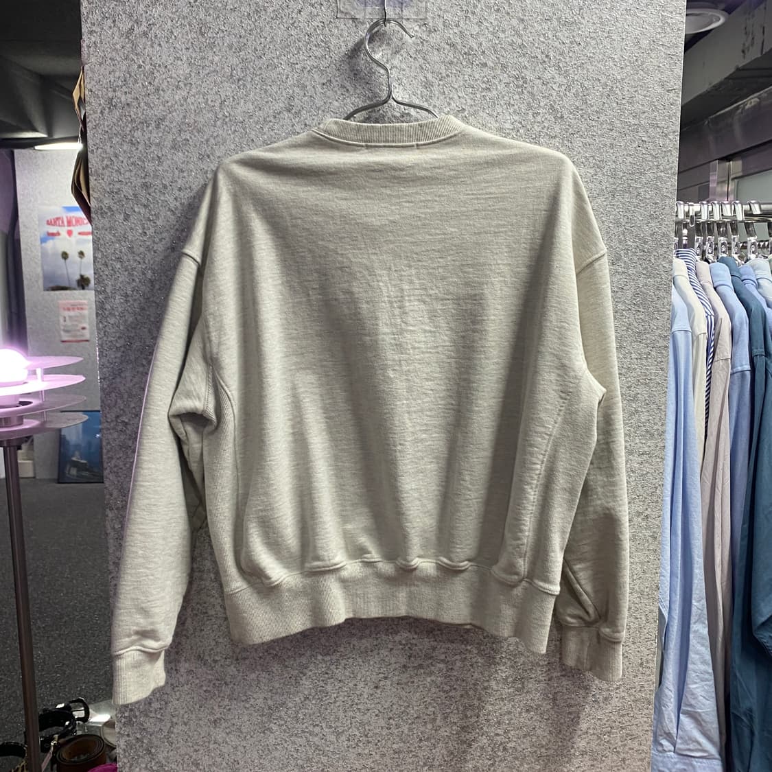 마르디 빅로고 그레이 맨투맨 B3484 상품이미지5