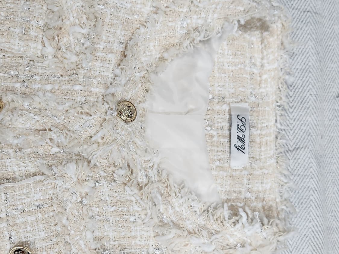 [F] 트위드 자켓 아이보리 여성 F사이즈 상품이미지5