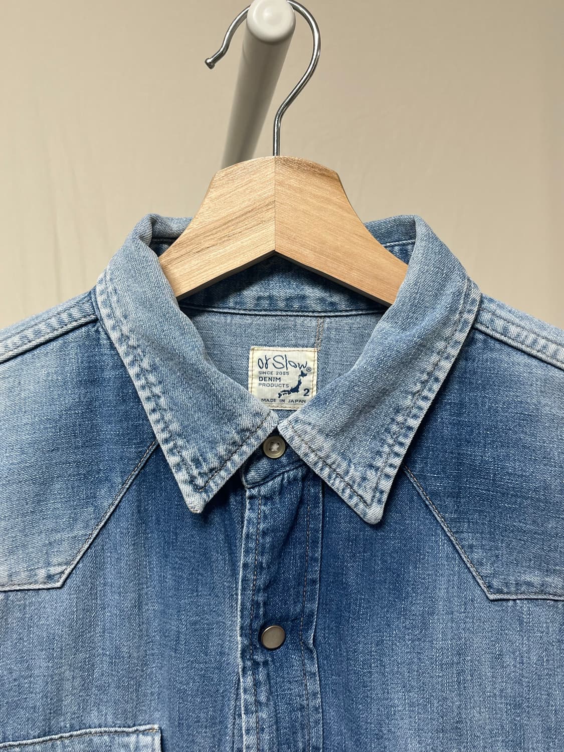 orslow western denim shirt 상품이미지4