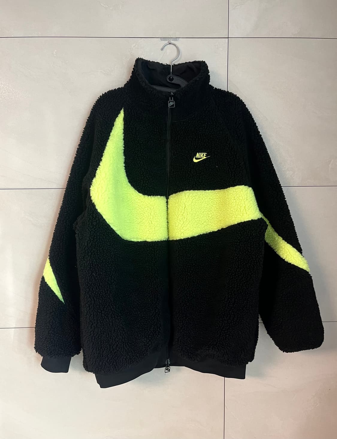 나이키 빅 스우시 리버시블 자켓 블랙 볼트 [M]  상품이미지1