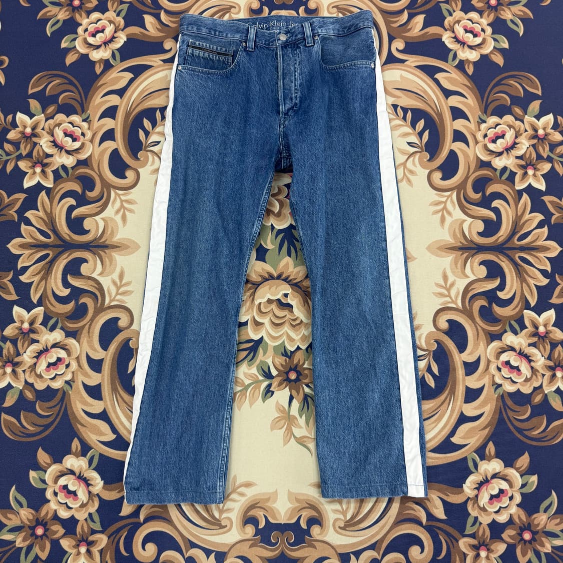 (34)캘빈클라인 Calvinklein 사이드라인 데님팬츠 상품이미지1