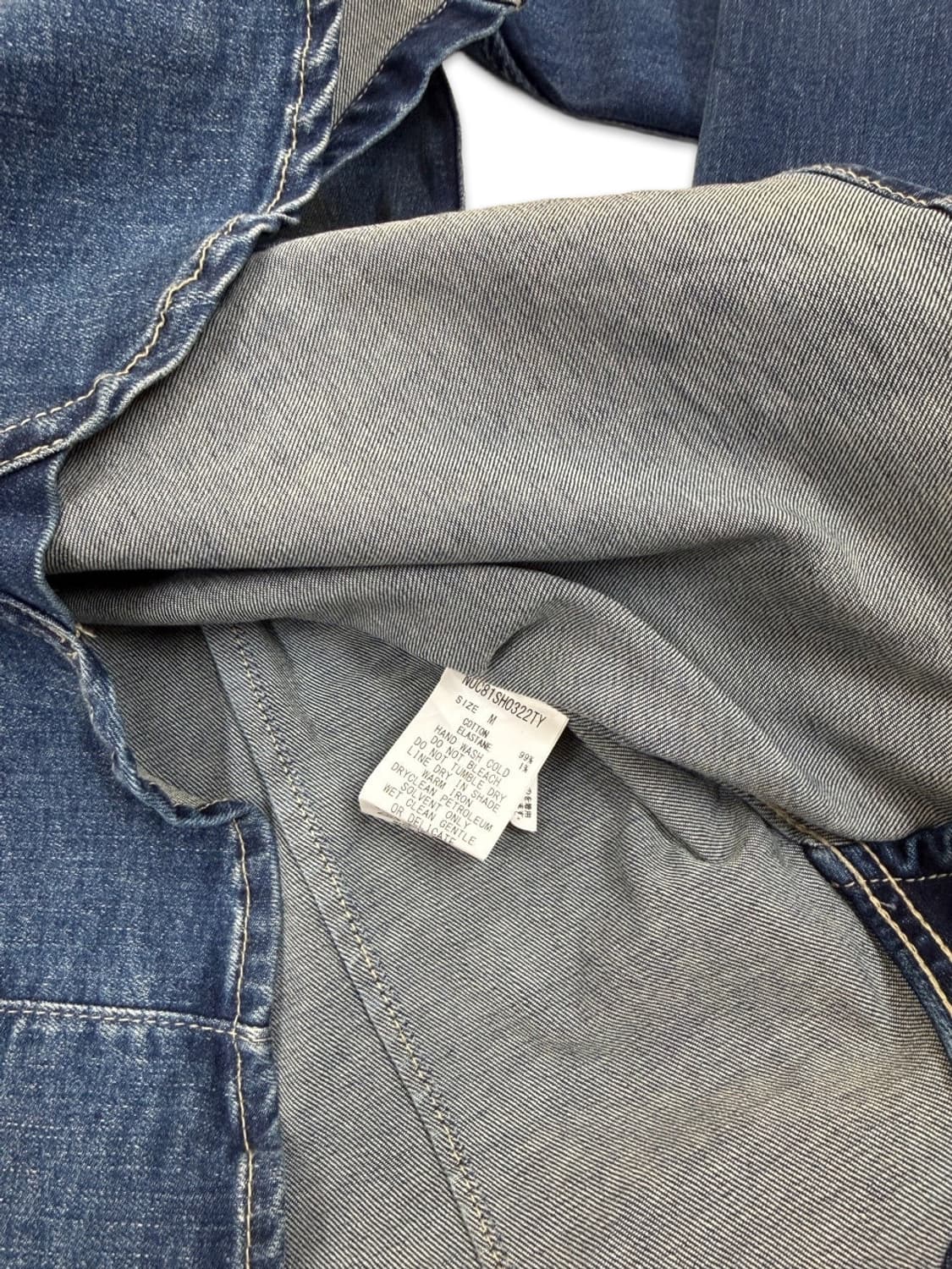 빈티지 Nano Universe 웨스턴 스터드 데님 셔츠 상품이미지4