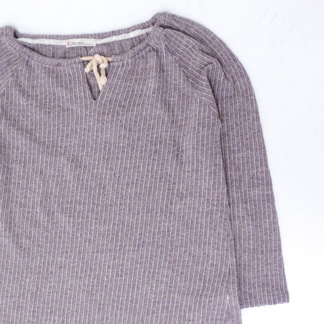 우드 캐비닛 골지 니트 탑 상품이미지5