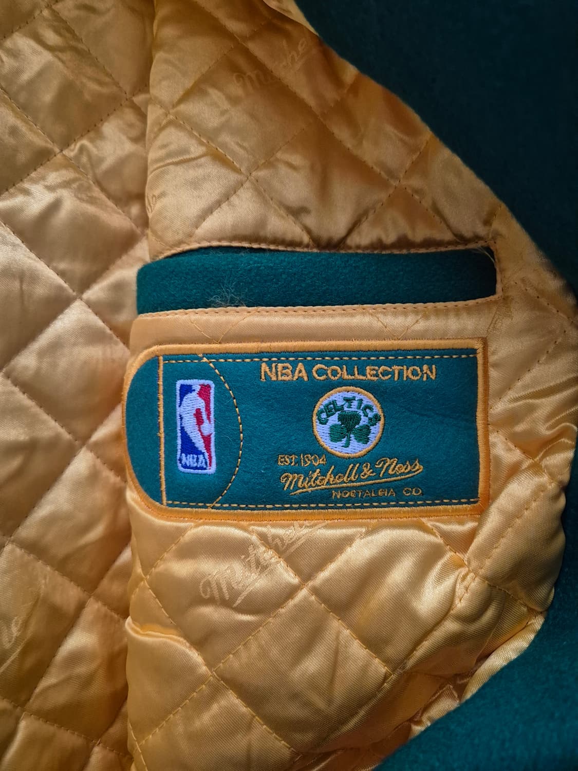 미첼앤네스 보스턴 셀틱스 바시티 자켓 상품이미지4