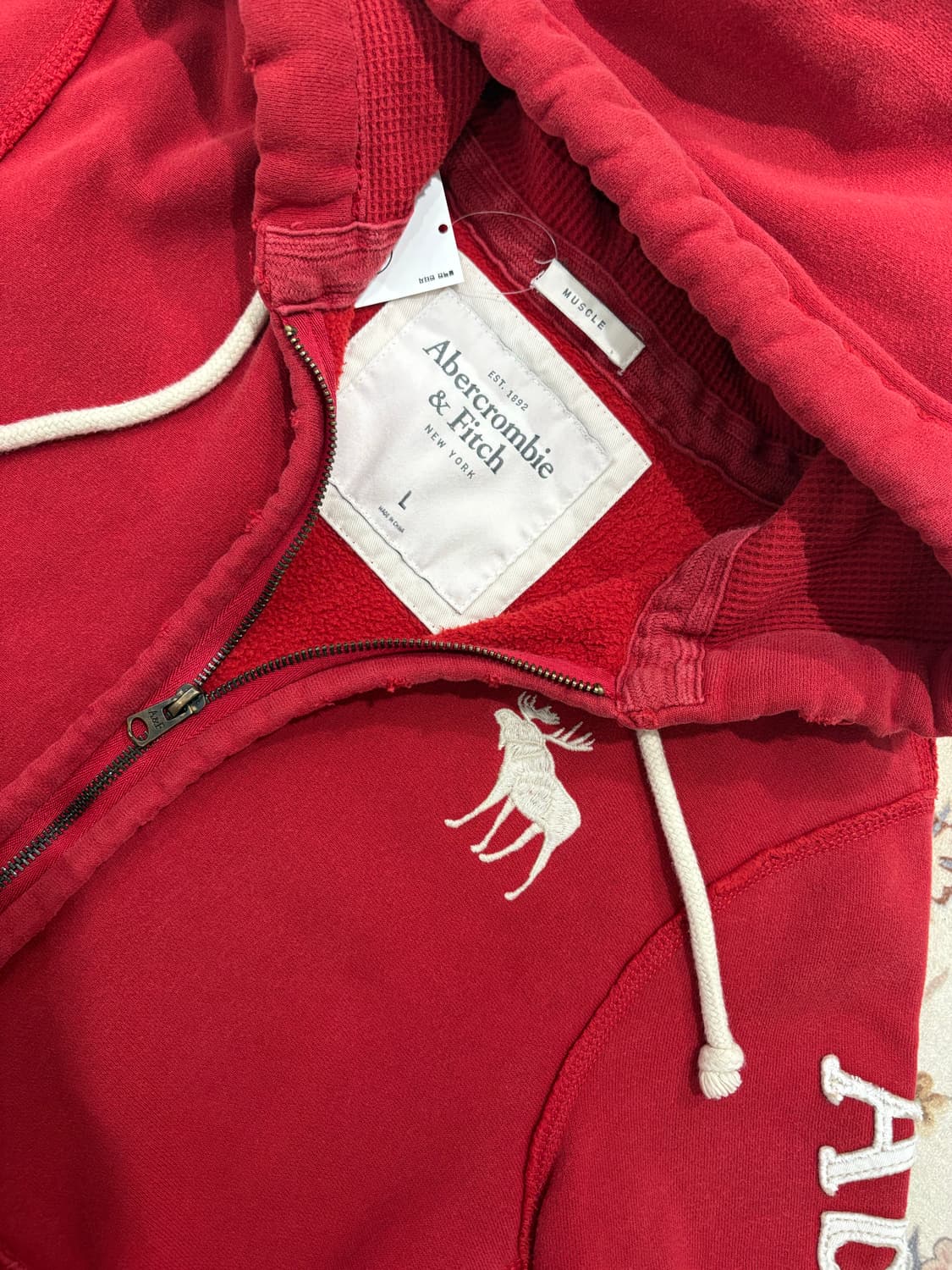 아베크롬비 y2k 딱붙 후드집업 상품이미지3