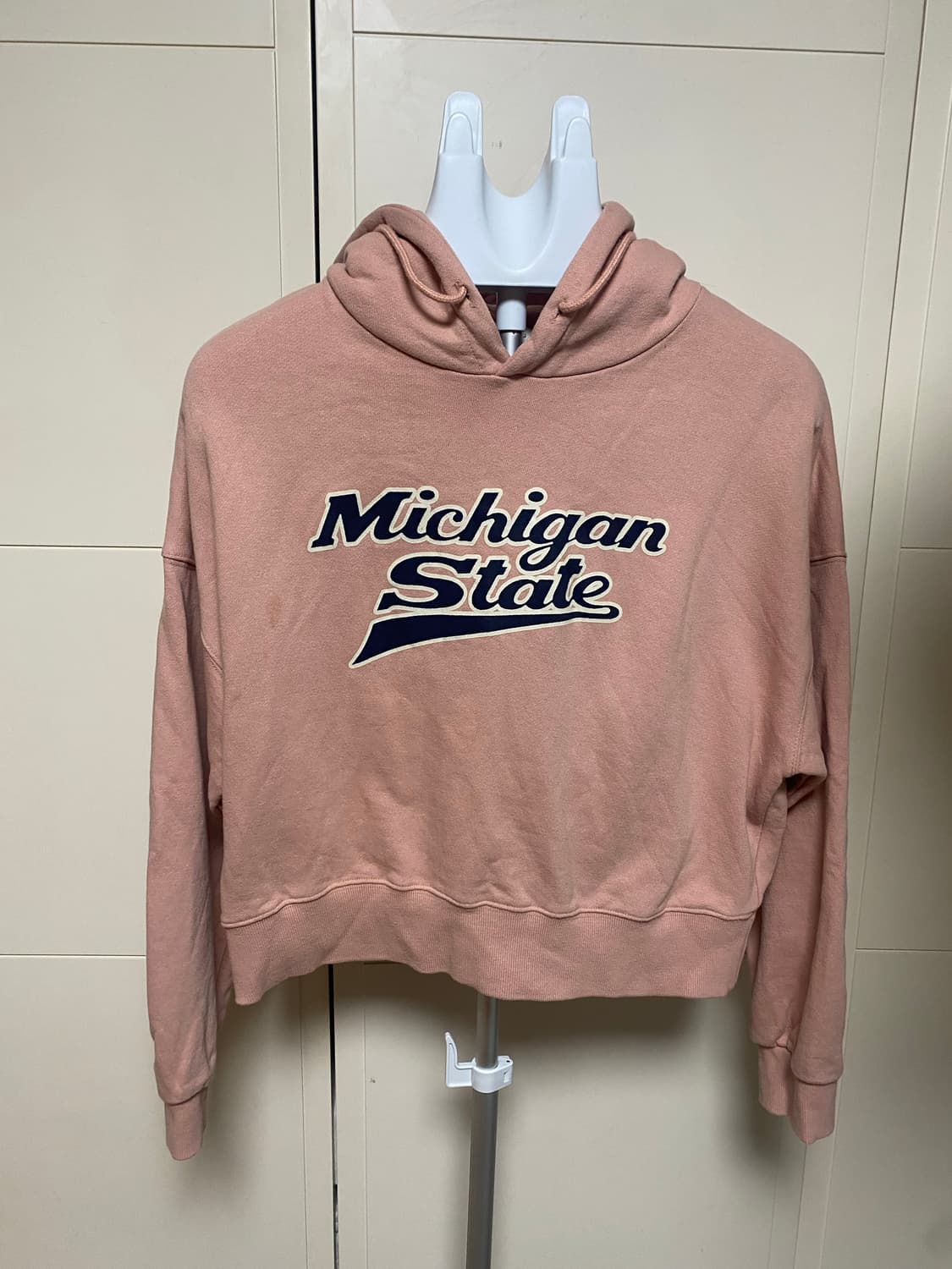 미시간 스테이트 핑크 후드티 상품이미지1