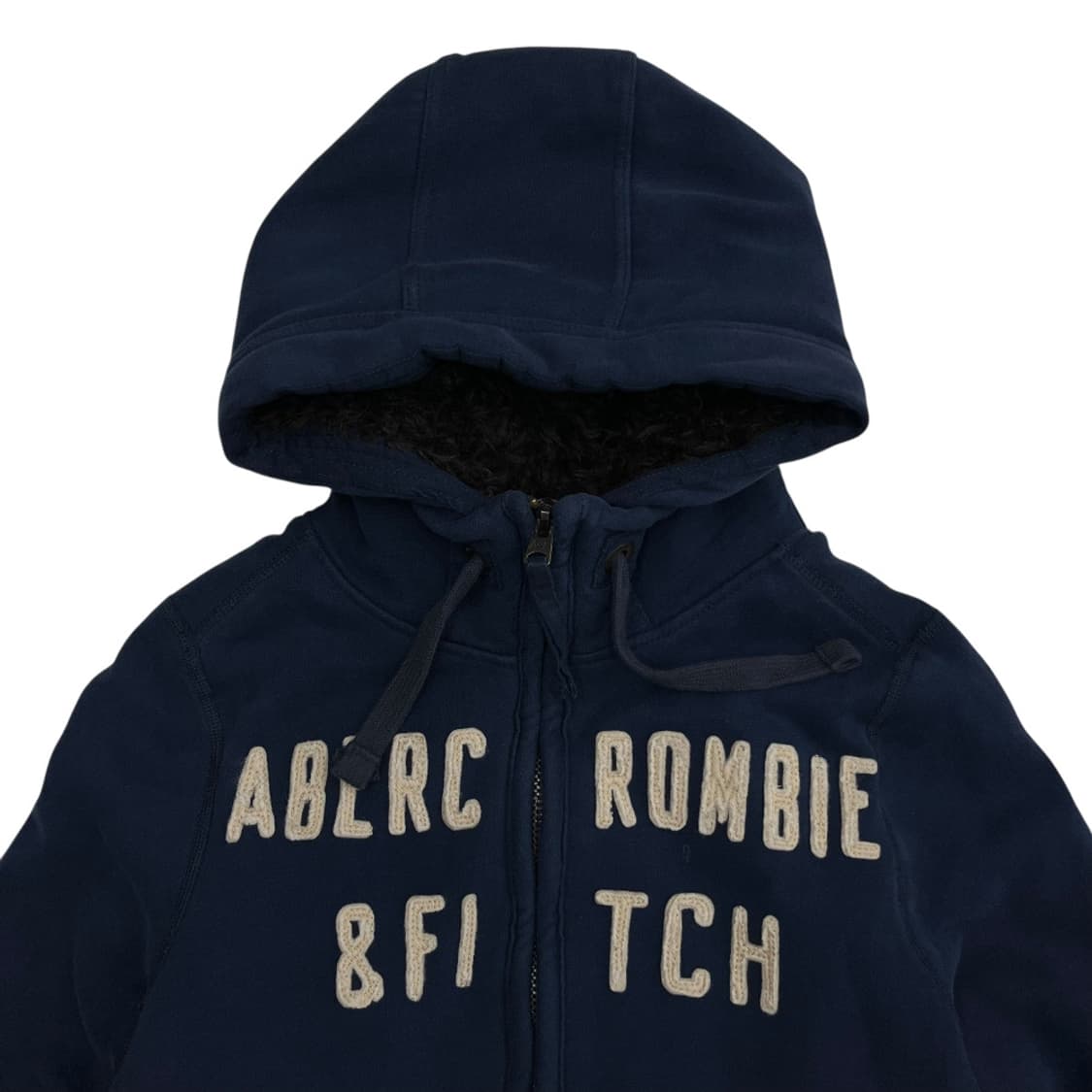 아베크롬비 네이비 울프죠 후드집업 M 상품이미지5