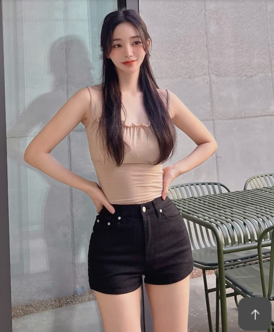 카인다미 골반 볼륨업 숏팬츠 xs 상품이미지5