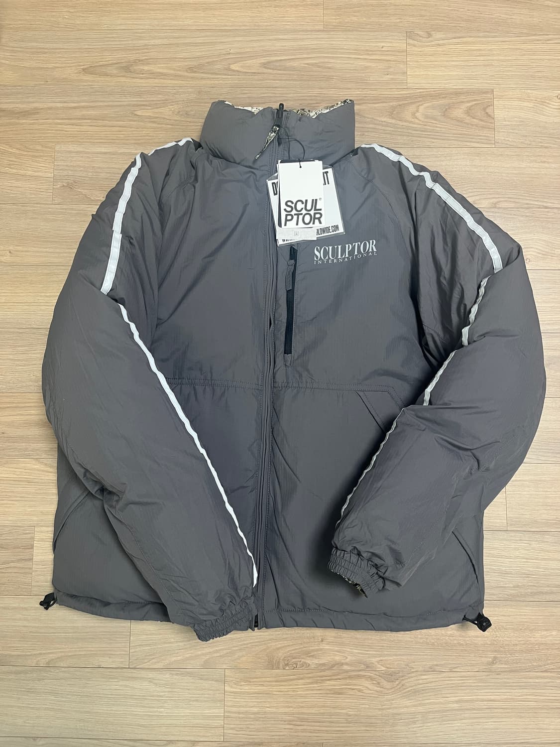 새상품/ 스컬프터 리버시블 패딩 L 상품이미지2