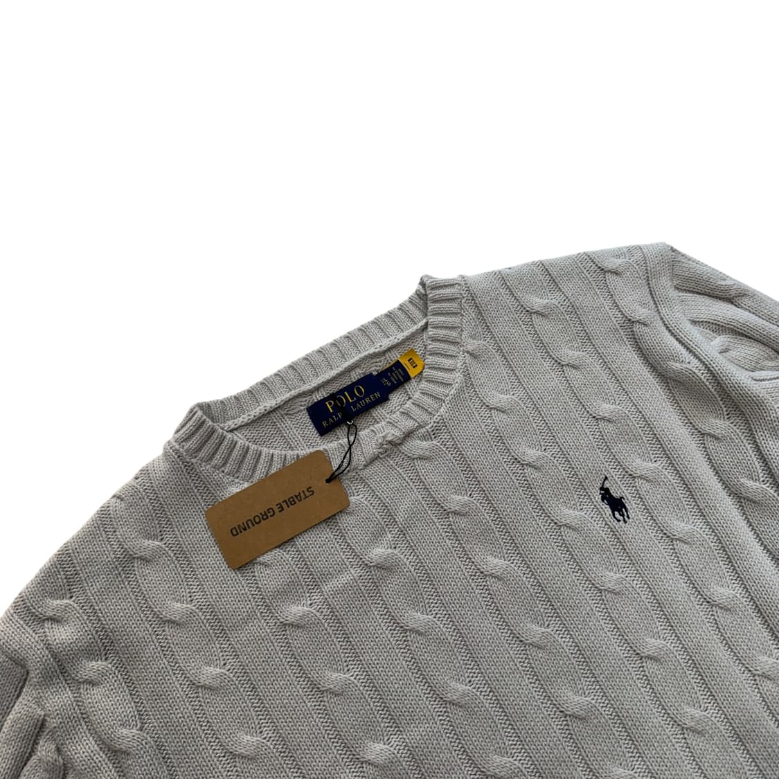 [105] 폴로 랄프로렌 케이블 스웨터 니트 QR Tag 상품이미지2