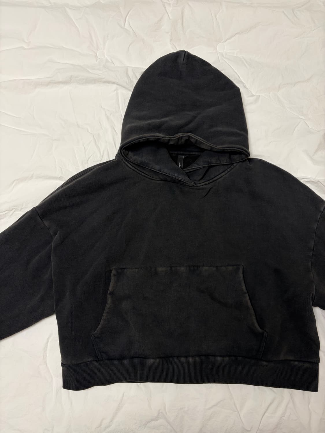 엔타이어 스튜디오 헤비후드 S 워시드 블랙 상품이미지1