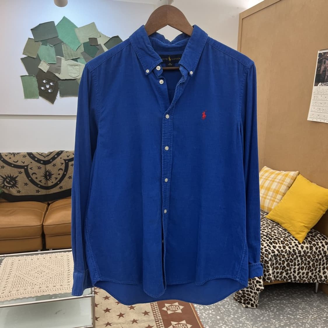 폴로 랄프로렌 올드스쿨 레트로 90's 코듀로이 셔츠 XL C10151 상품이미지3