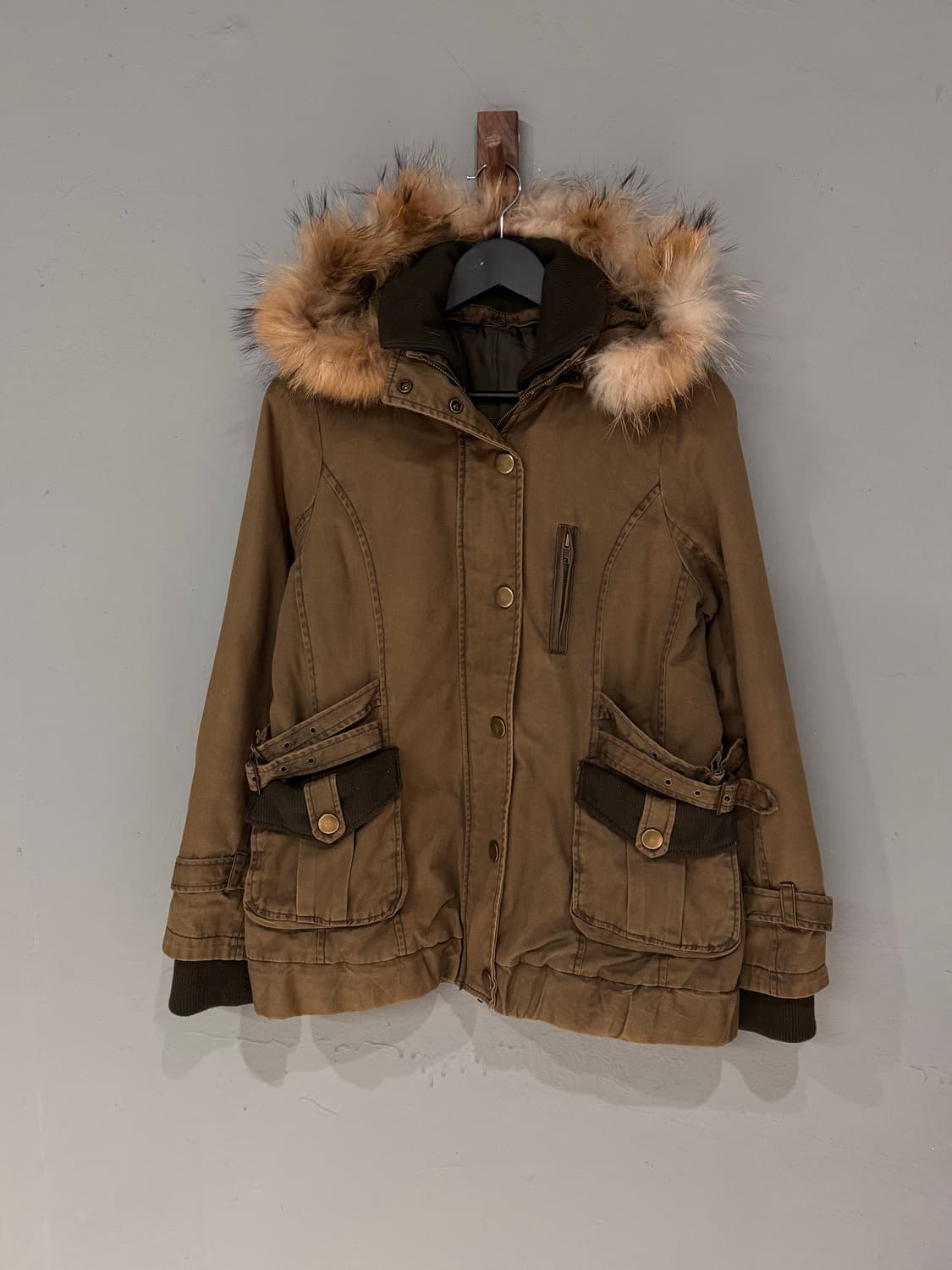 KY 디테일 투웨이 퍼 후드자켓 상품이미지2