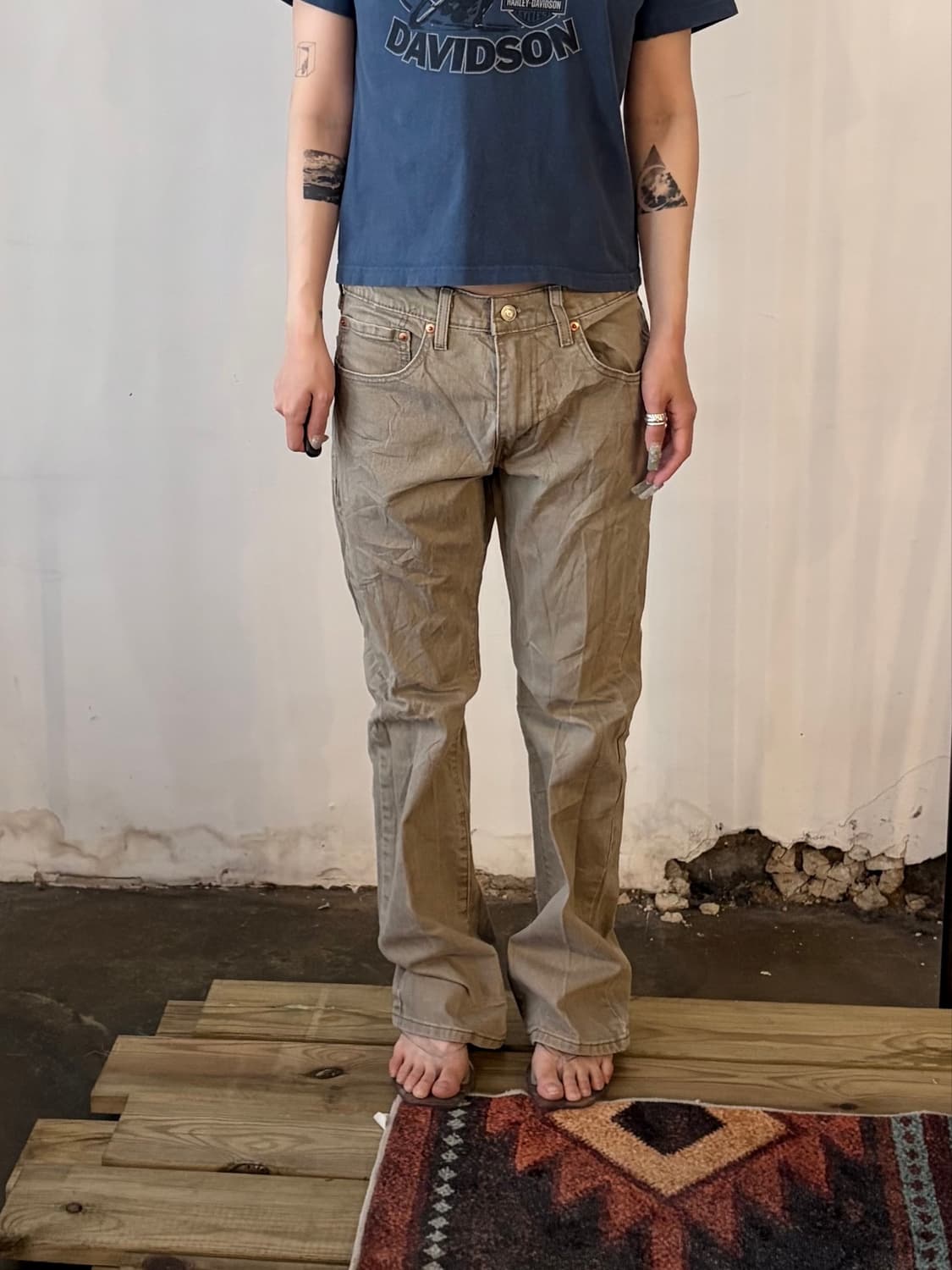 Levi’s 517 베이지 부츠컷 팬츠 상품이미지1