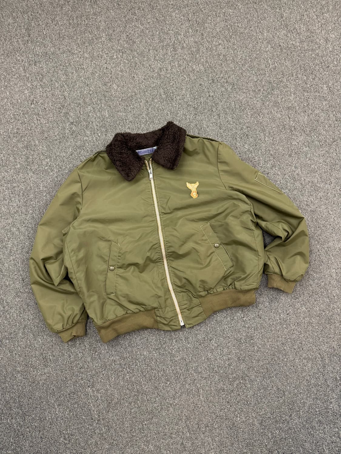 OS)70’s SALIK 밀리터리 빈티지 플라이트 봄버자켓 상품이미지1