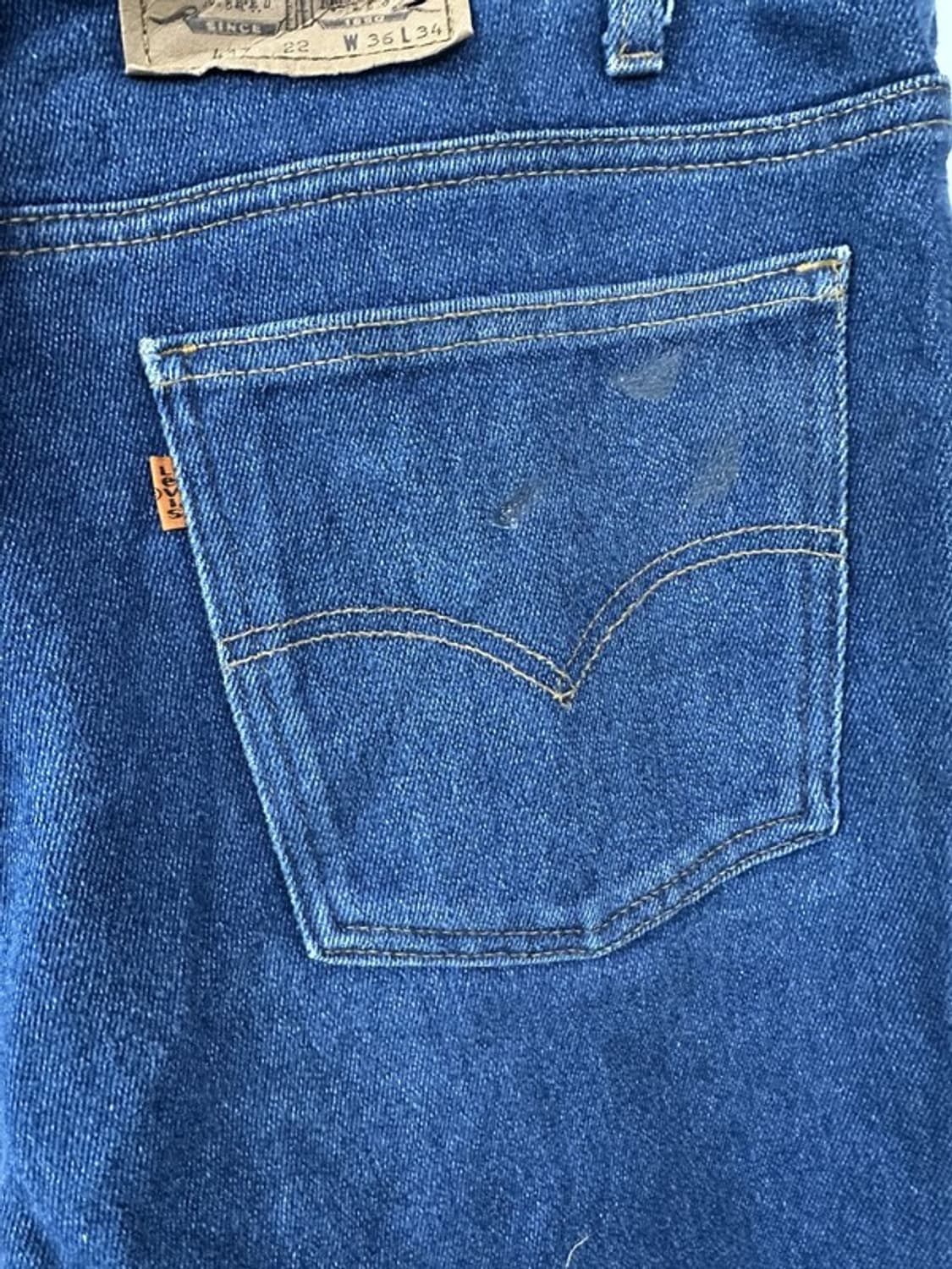 [W31L30] LEVI'S 리바이스646 벨바텀 80s 빈티지오렌지탭 상품이미지4