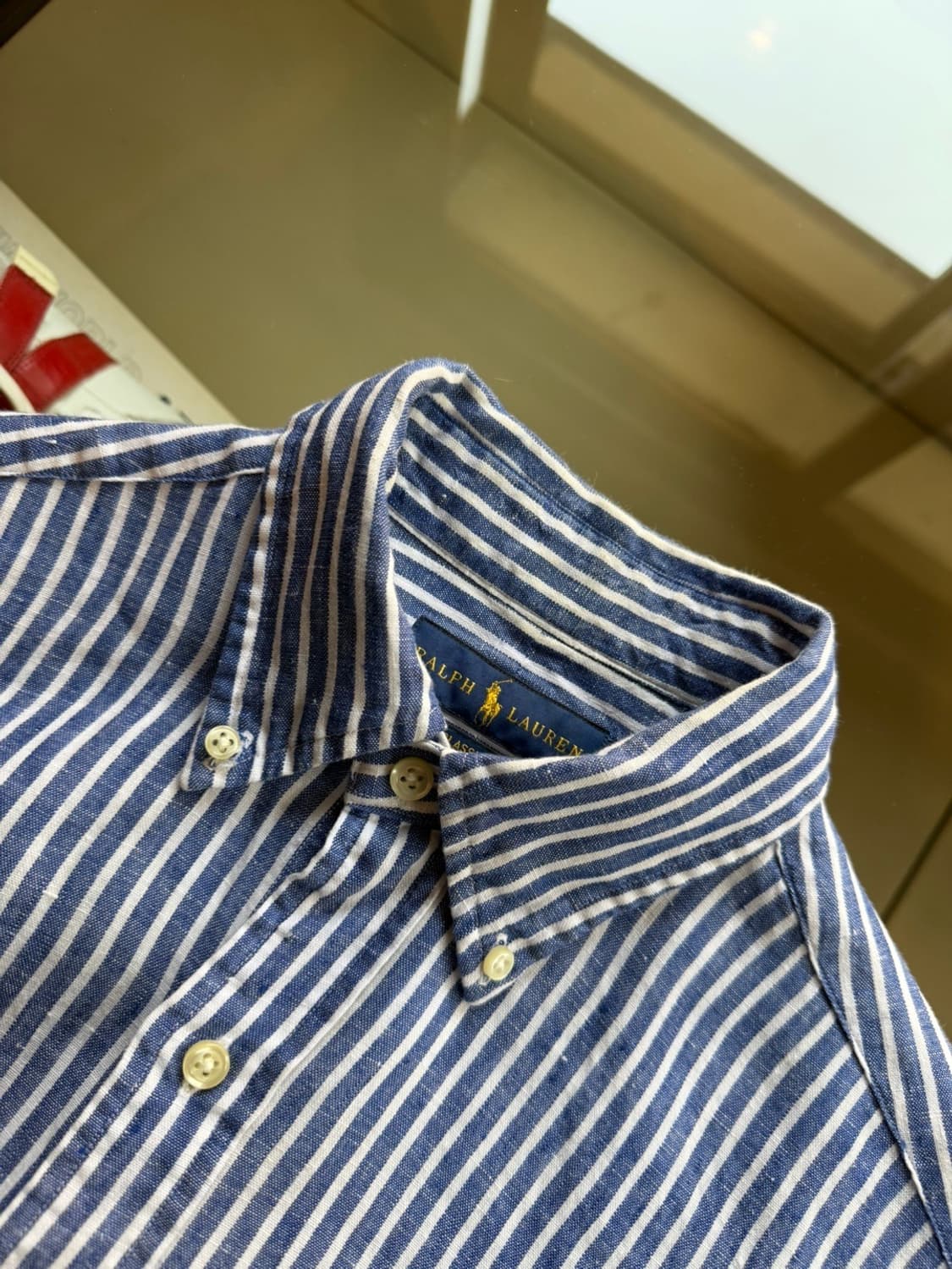 폴로 랄프로렌 리넨 셔츠 100 상품이미지7
