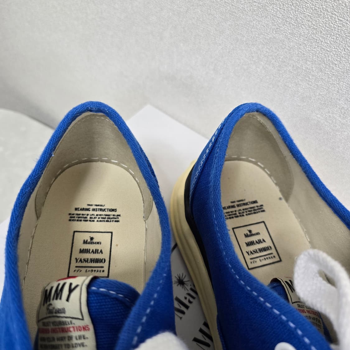 메종 미하라야스히로 베이커 스니커즈 신발 블루 43사이즈 판매 상품이미지7