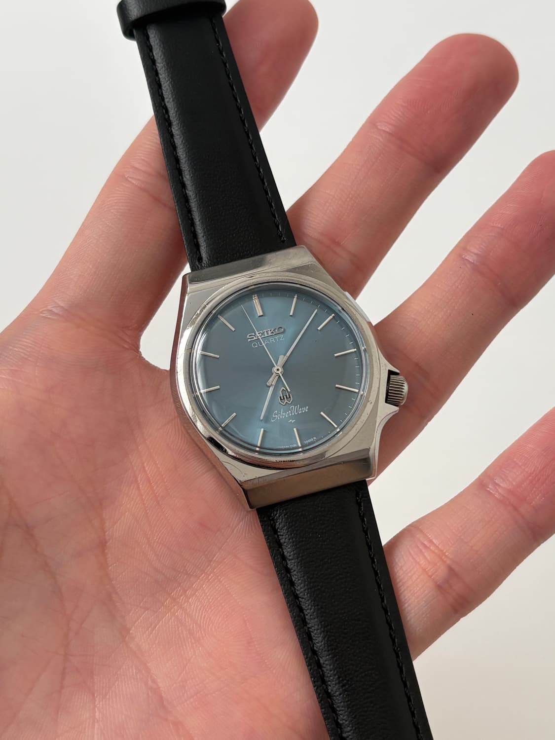1980s Silverwave Skyblue Dial Quartz 상품이미지1