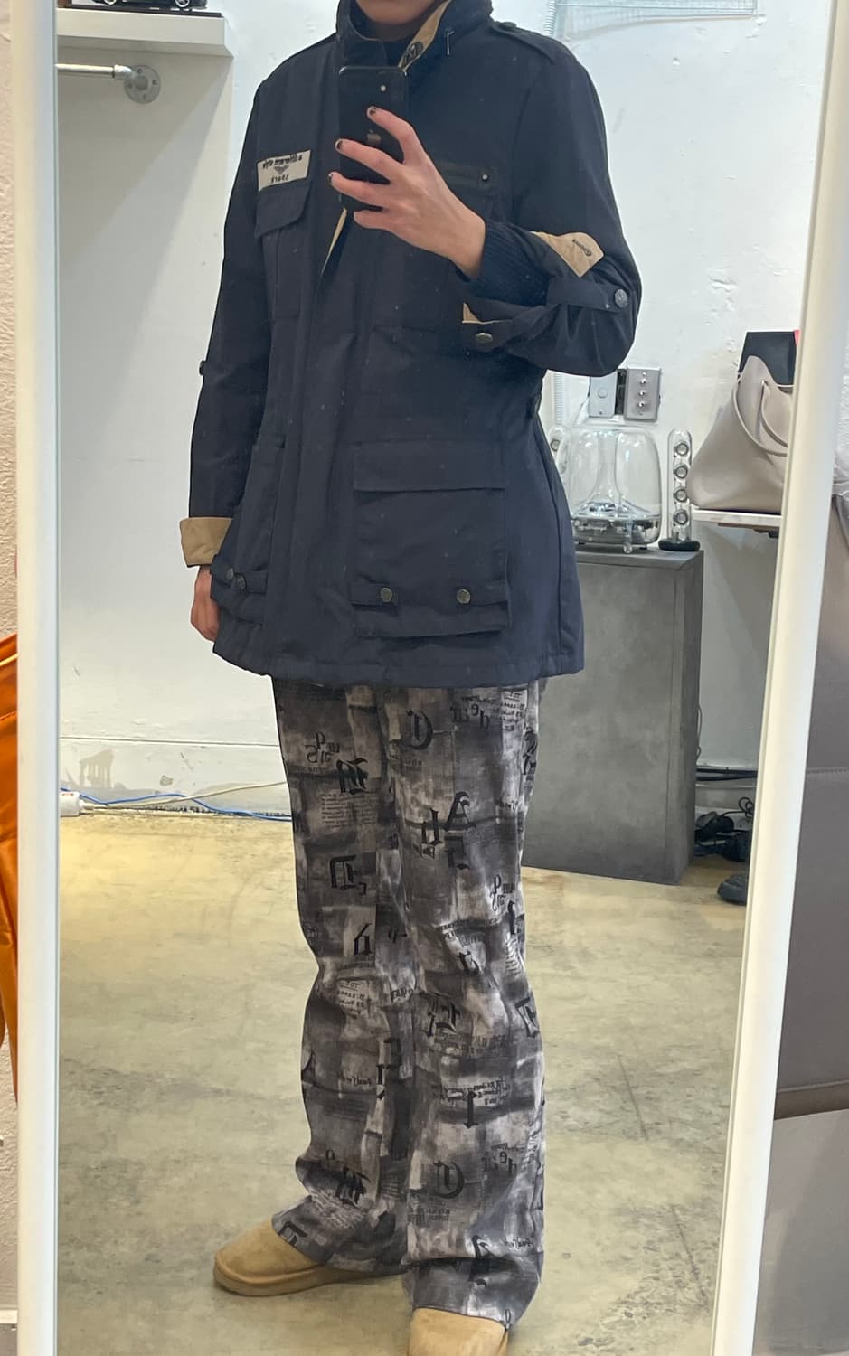 Studio Bonnie  네이비 야상자켓  상품이미지10