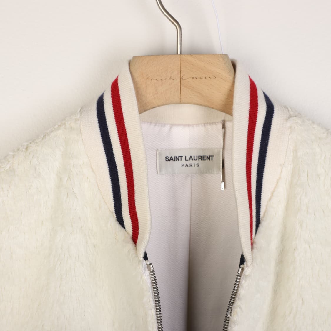 48 / Saint Laurent 생로랑 퍼 바시티 자켓 상품이미지6