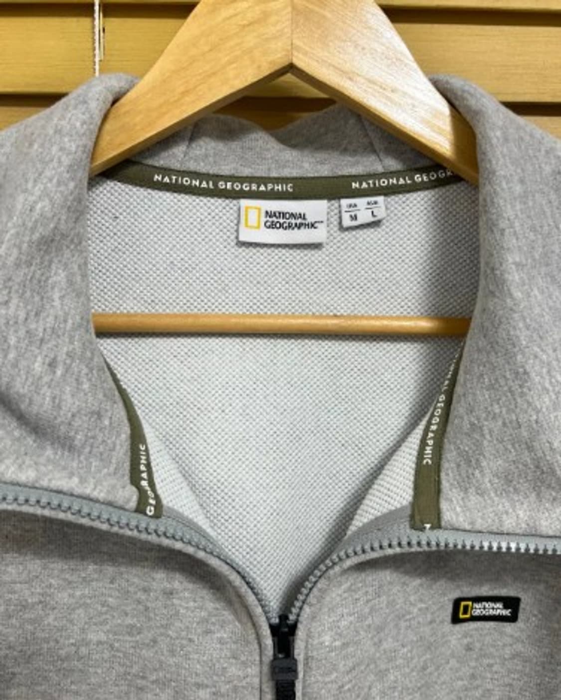 내셔널지오그래픽 남성 그레이후드집업점퍼 상품이미지5