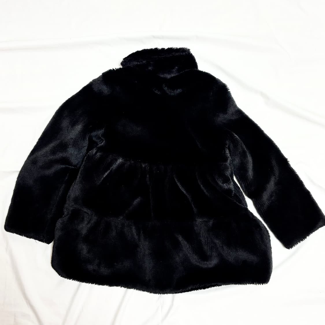 빈티지 y2k 고스 갸루 폼폼 퍼코트 지뢰계 상품이미지5